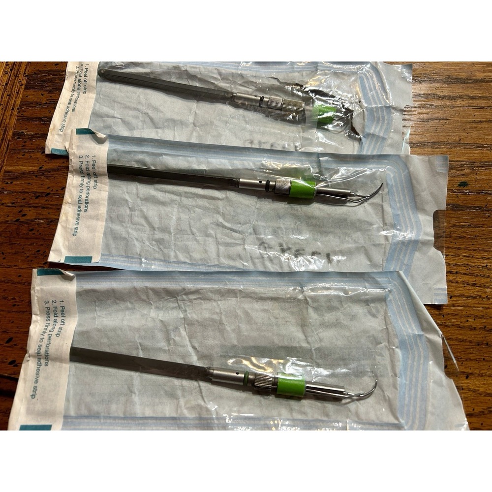 Unbranded Lot of 3 Dental Picks Instruments 1000 25K (F7)